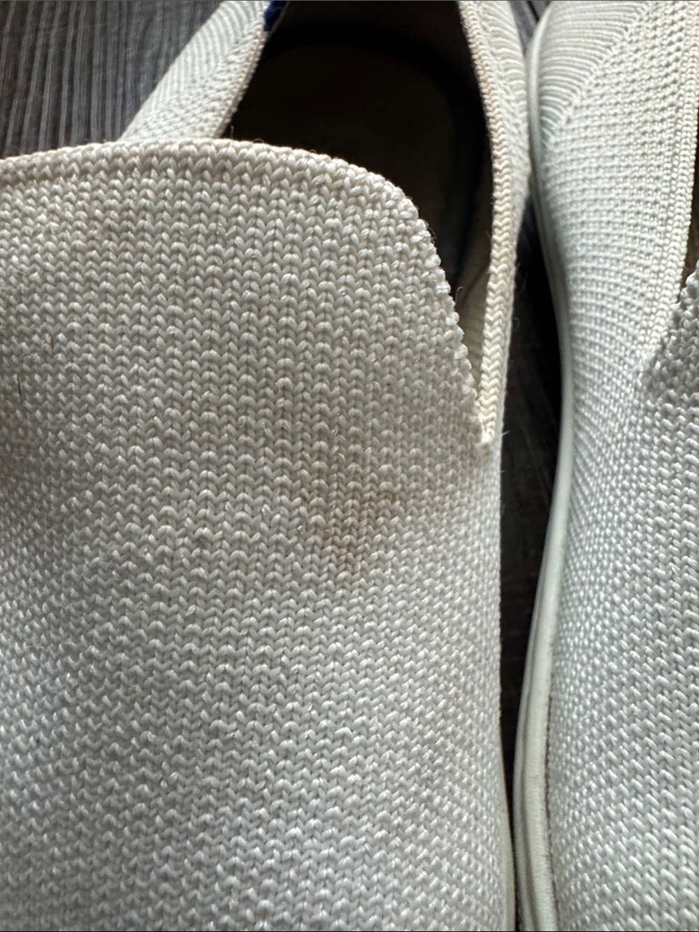 Rothy's White Slip-On Sneakers & Black Pointed Flats - Picture 7 of 11